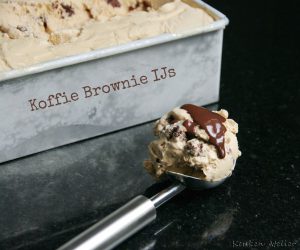 koffie brownie ijs