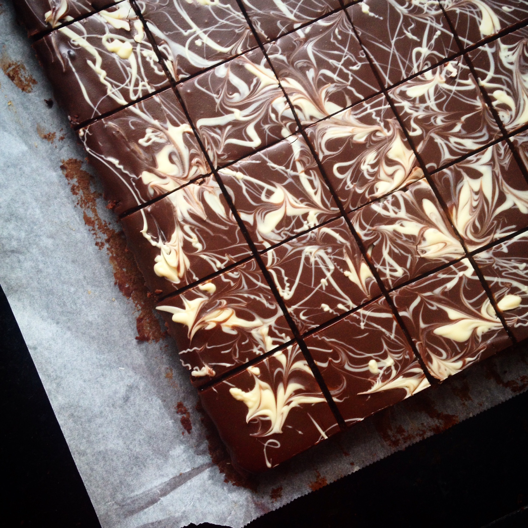 chocolade plaatcake instagram