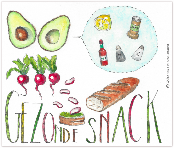 avocado radijs snakcs