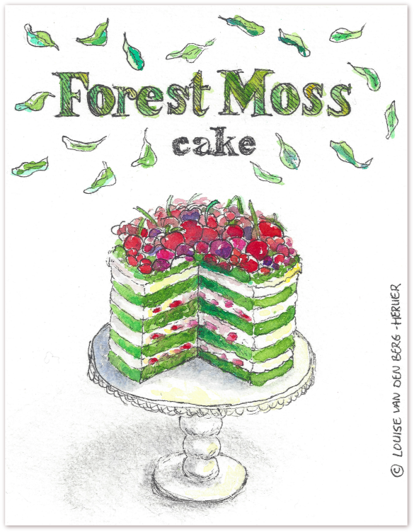 forest moss cake