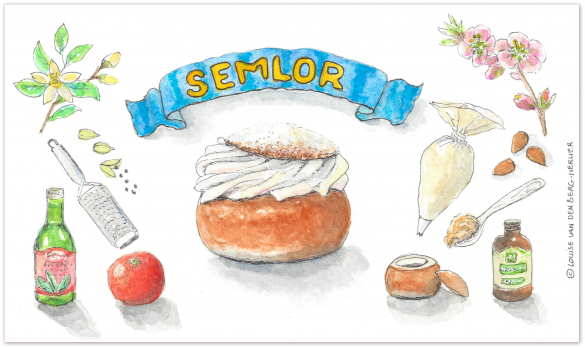 semlor illustratie