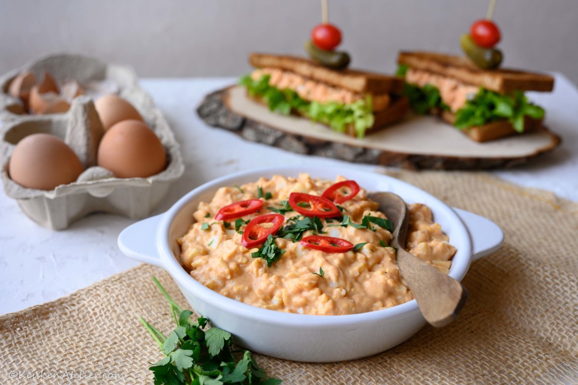 Ei Samoerai salade Keukenatelier