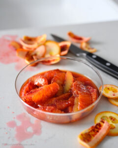 Bloedsinaasappel compote