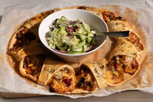 Tuna melt quiche